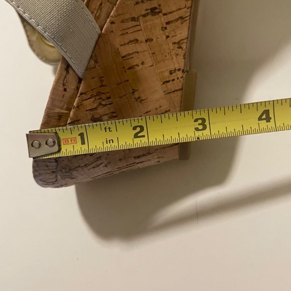 White Mountain Goring Aida cork wedge thong sling back sandals women's size 9.5M - Picture 8 of 8